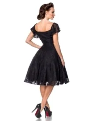 Premium Spitzenkleid schwarz von Belsira