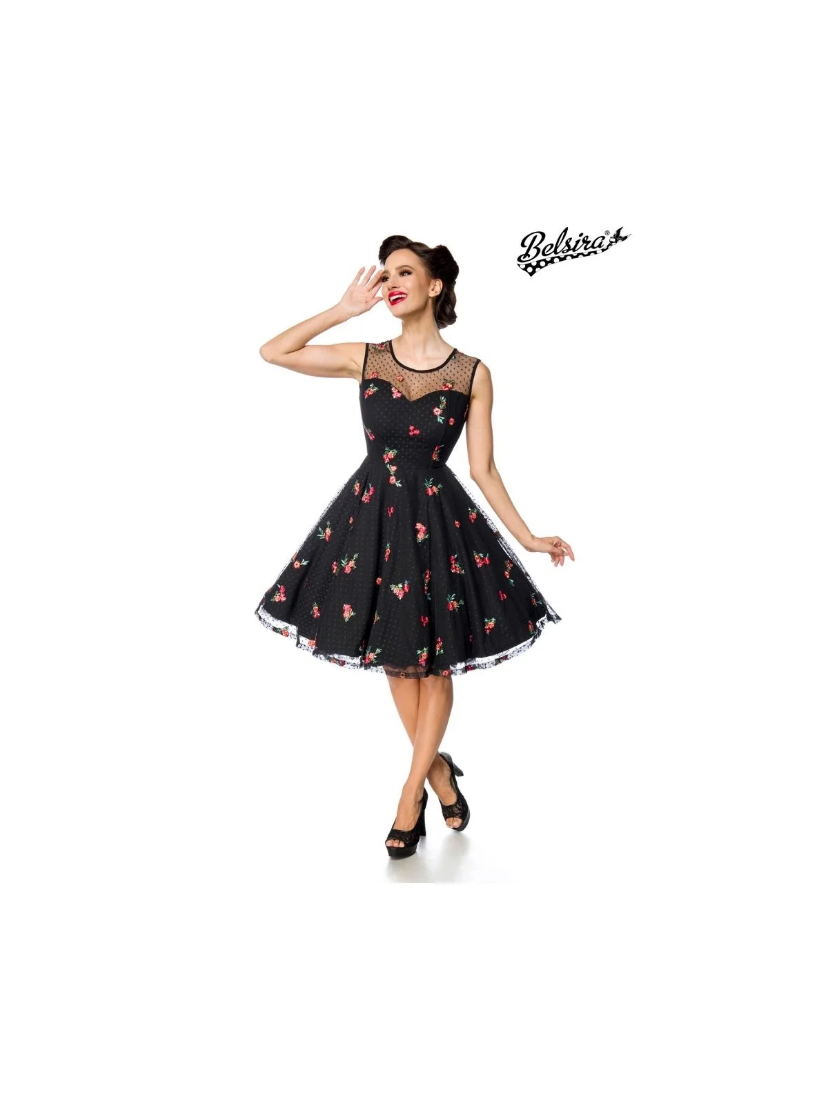 Cocktailkleid Schwarz von Belsira