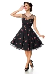 Cocktailkleid Schwarz von Belsira