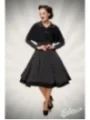 SWING-KLEID MIT CAPE schwarz von Belsira