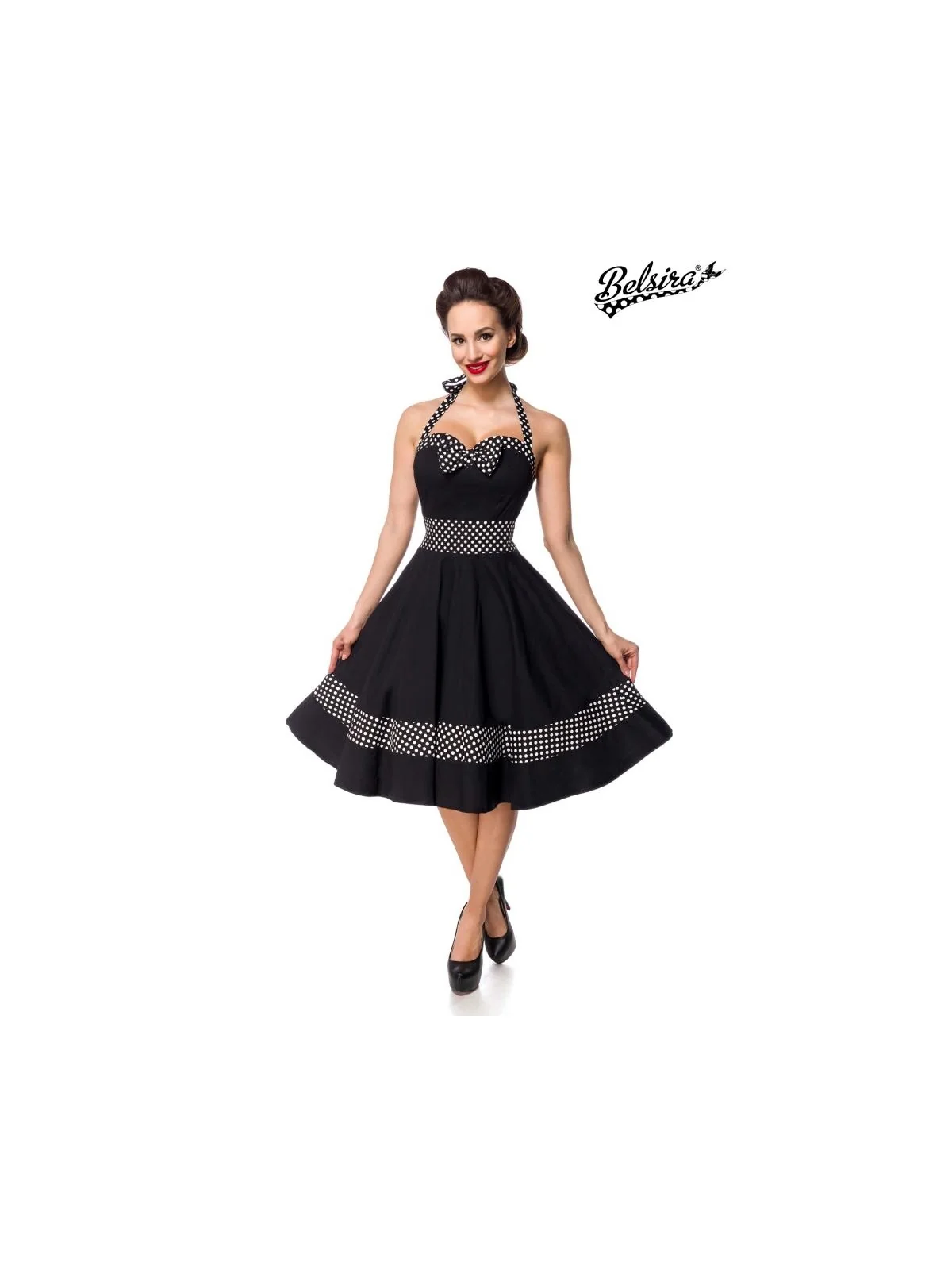 Retrokleid schwarz von Belsira