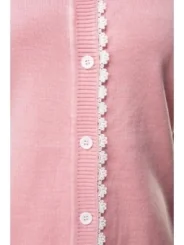 Strickjacke rosa von Belsira