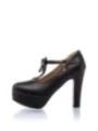 Retro Riemchen-Pumps schwarz von Belsira