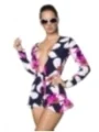 Frischer Playsuit schwarz/pink von Hipstylers