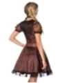 Premium Dirndl mit Bluse braun/schwarz von Dirndline