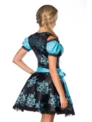 Premium Dirndl mit Bluse blau/schwarz von Dirndline