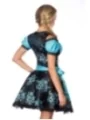 Premium Dirndl mit Bluse blau/schwarz von Dirndline