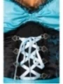 Premium Dirndl mit Bluse blau/schwarz von Dirndline