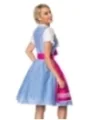 Traditionelles Karodirndl pink/blau/weiß von Dirndline