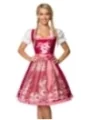 Premium Dirndl mit Stickereien rosa/rot von Dirndline