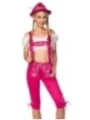 Trachtenhose mit Stickereien pink von Dirndline