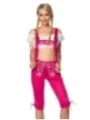 Trachtenhose mit Stickereien pink von Dirndline