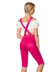 Trachtenhose mit Stickereien pink von Dirndline