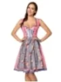 Verträumtes Dirndl mit Denim rosa/blau von Dirndline