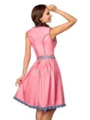 Verträumtes Dirndl mit Denim rosa/blau von Dirndline