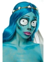 Skeleton Bride Kostüm weiß/blau von Mask Paradise