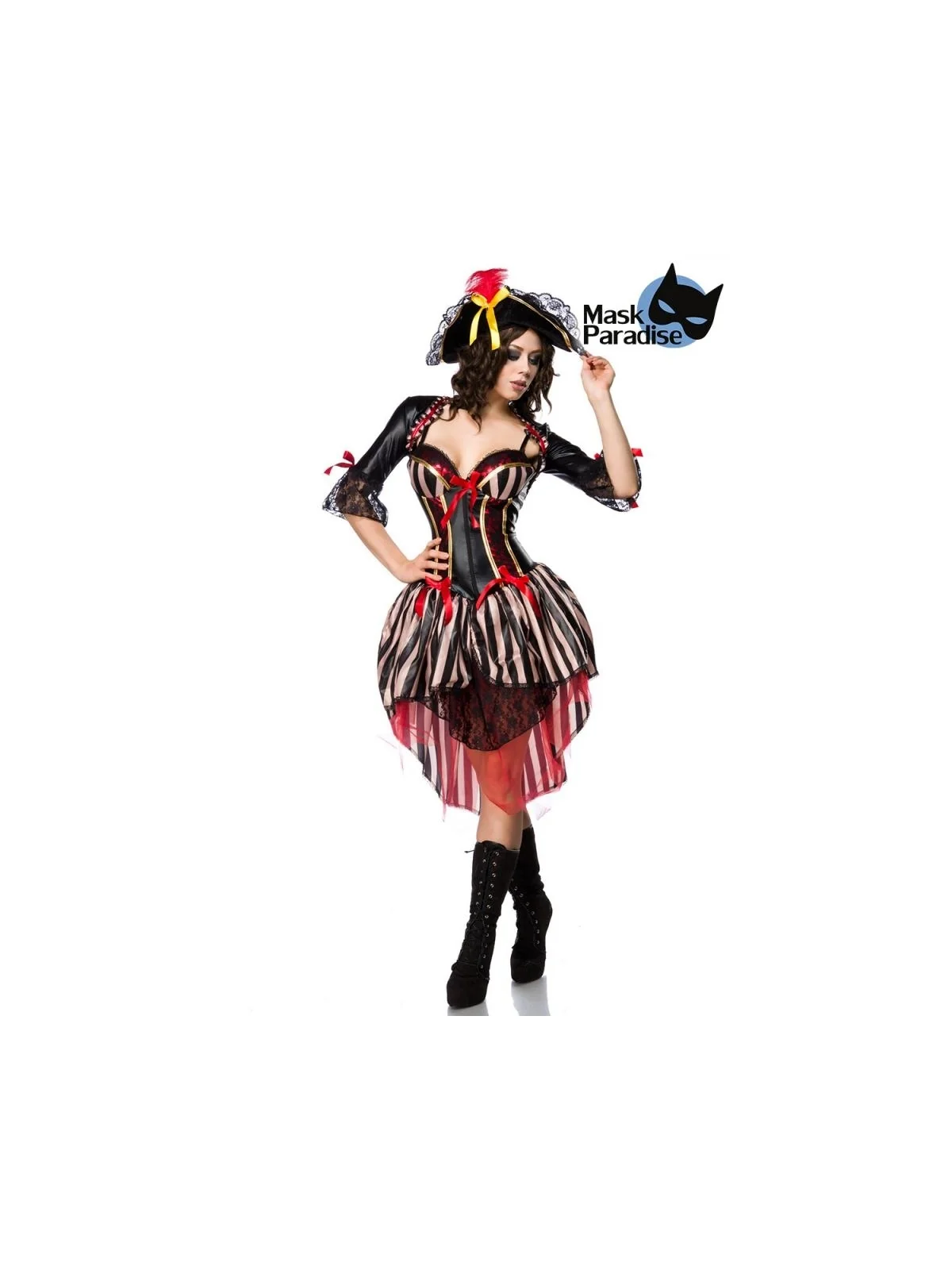 Piratenkostüm: Sexy Pirate bunt von Mask Paradise