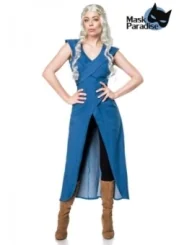 Drachenmutter: Mother of Dragons blau/schwarz von Mask Paradise