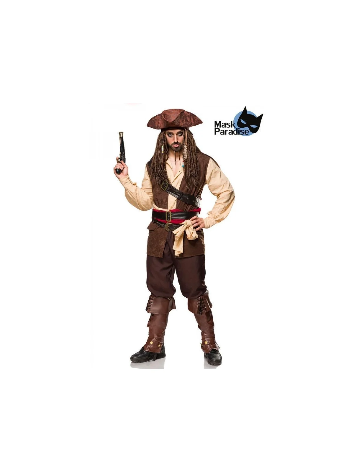 Captain of the Caribbean braun/beige von Mask Paradise