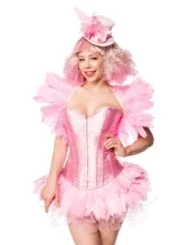 Flamingo Girl pink von Mask Paradise