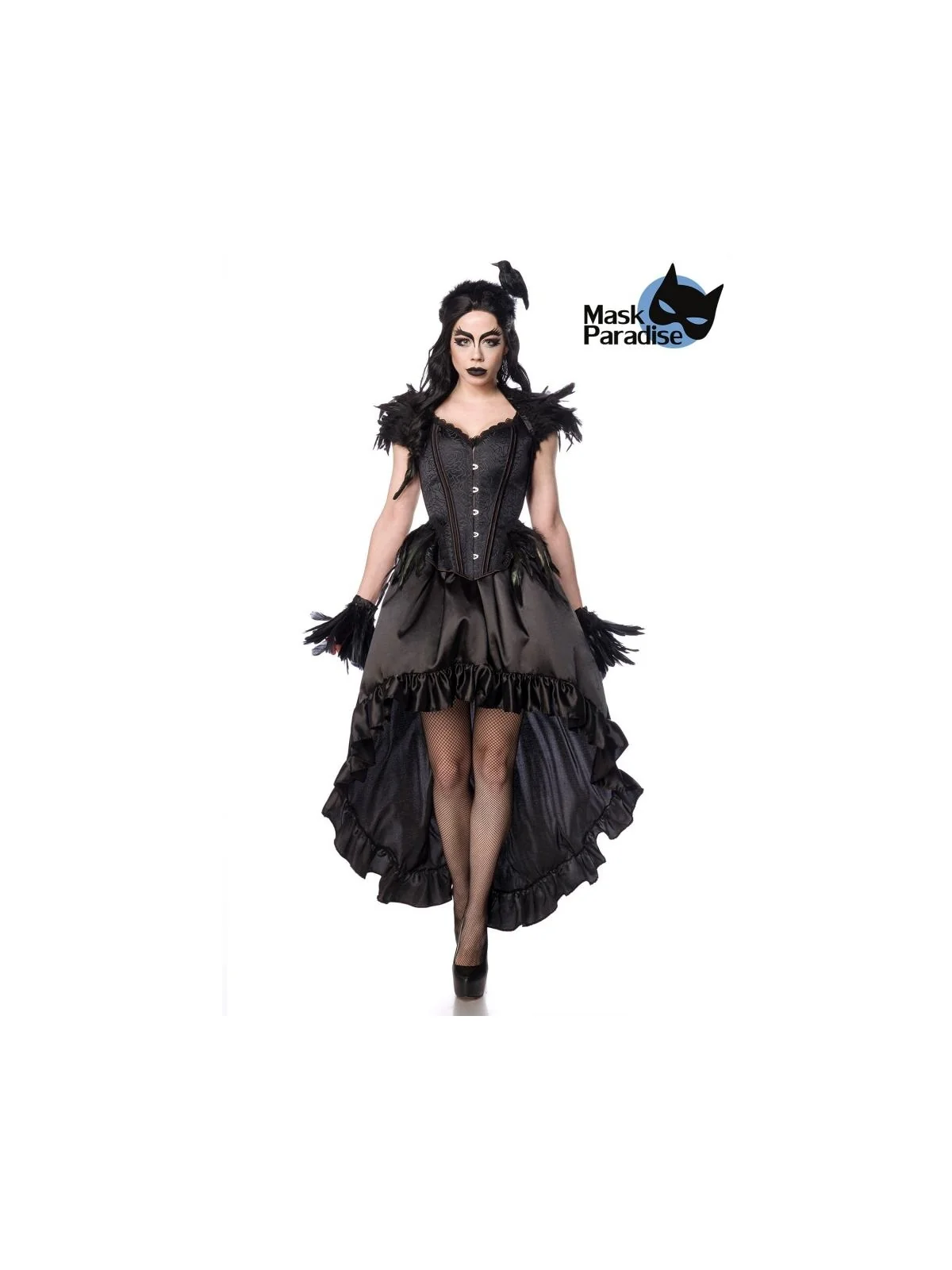 Gothic Crow Lady schwarz von Mask Paradise