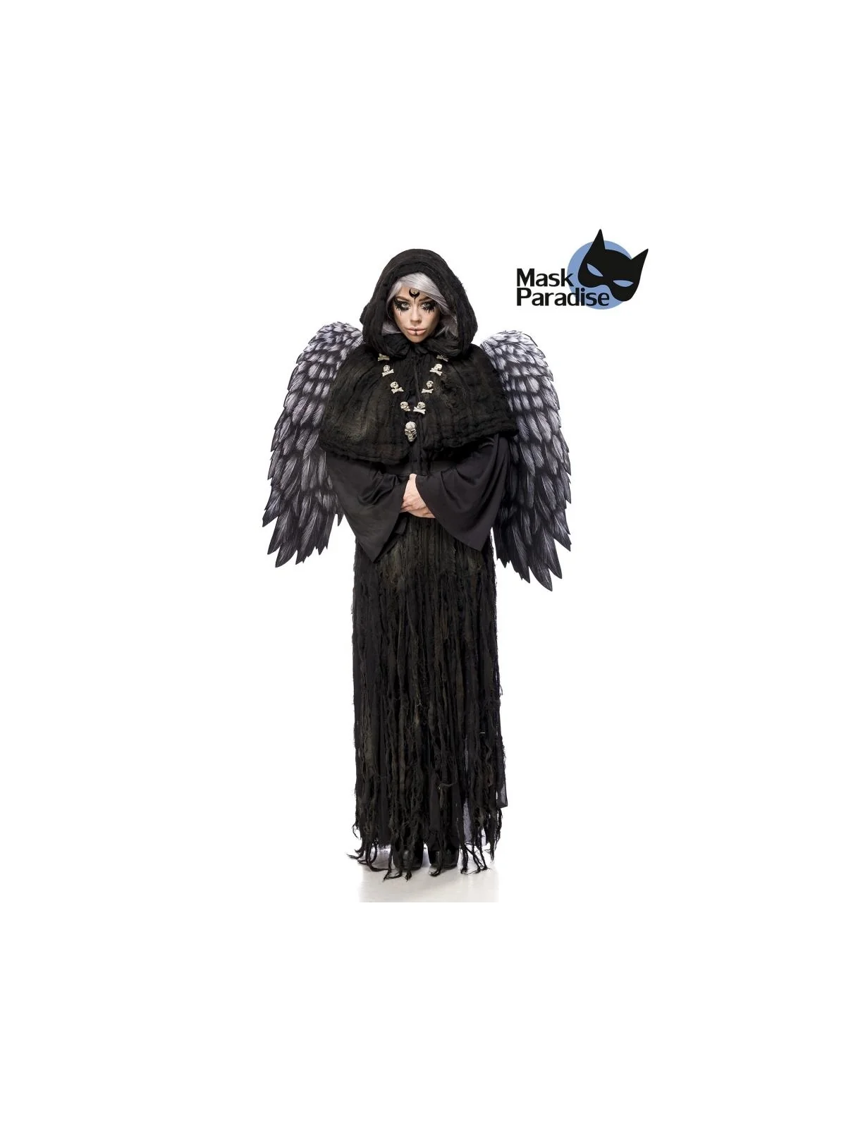 Fallen Angel Lady (Komplettset) schwarz von Mask Paradise