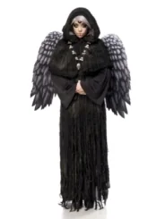 Fallen Angel Lady (Komplettset) schwarz von Mask Paradise