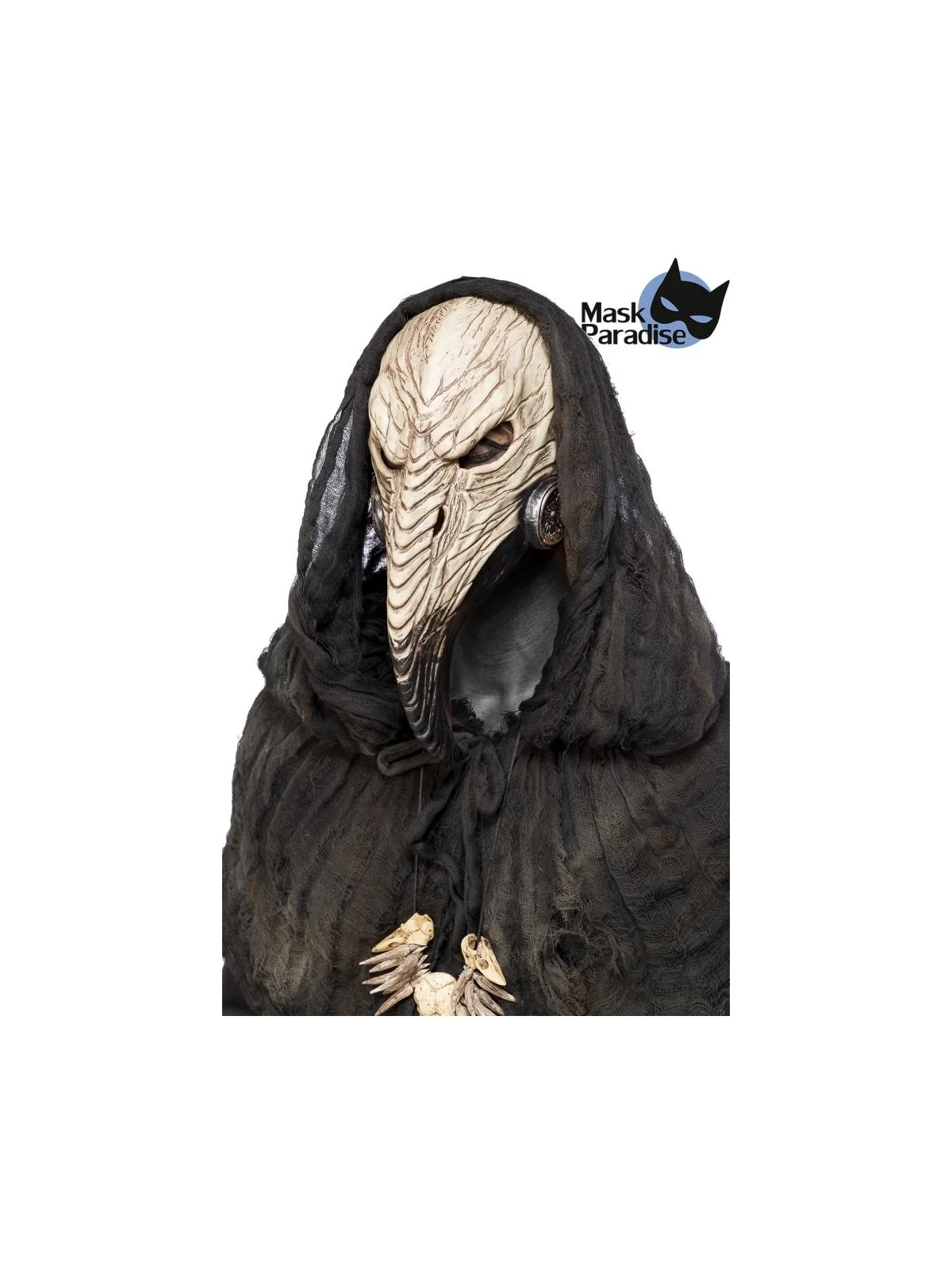 Pest Doktor Maske Unisex beige/schwarz von Mask Paradise