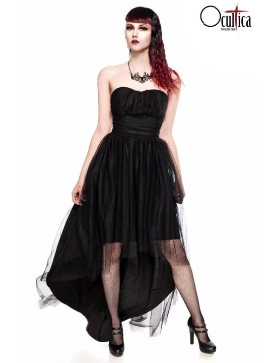 Tüll-Kleid schwarz von Ocultica