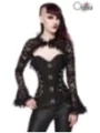 Gothic-Bolero aus Spitze schwarz von Ocultica