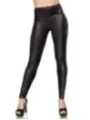 Winter Wetlook Leggings schwarz