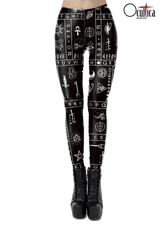 Symbol Leggings schwarz von Ocultica