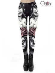 Día de Muertos Leggings schwarz von Ocultica