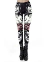 Día de Muertos Leggings schwarz von Ocultica