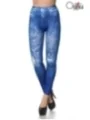 Leggings in Jeansoptik blau von Ocultica