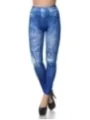 Leggings in Jeansoptik blau von Ocultica