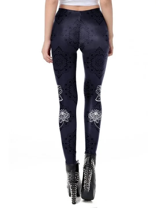 Mandala Leggings schwarz von Ocultica