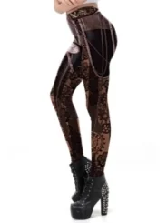 Steampunk Leggings braun von Ocultica