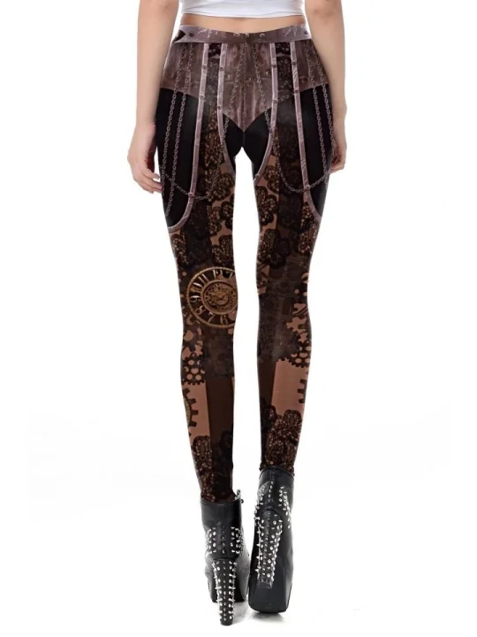 Steampunk Leggings braun von Ocultica