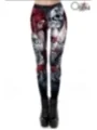 Skull Leggings bunt von Ocultica