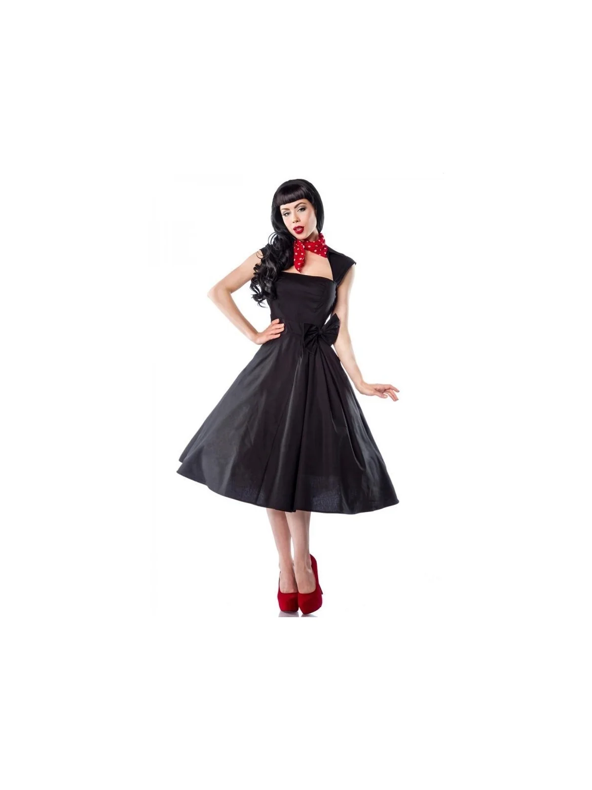 Rockabilly-Kleid schwarz