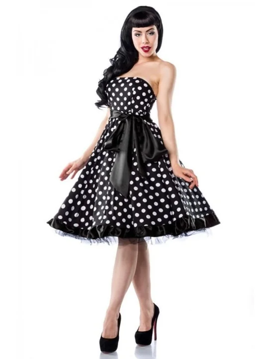 Rockabilly-Kleid schwarz/weiß