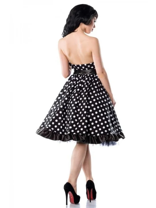 Rockabilly-Kleid schwarz/weiß