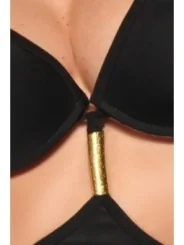 Push-Up-Monokini schwarz