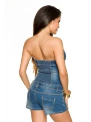 Jeans-Overall blau