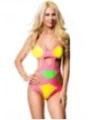 sportlicher Monokini pink