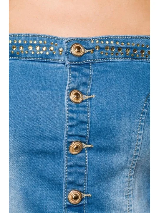 Jeans-Overall blau