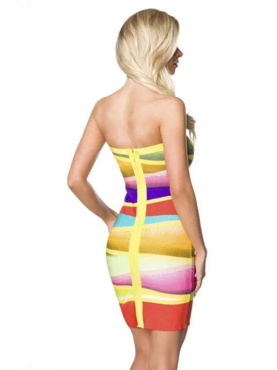 Bandage-Shape-Kleid bunt