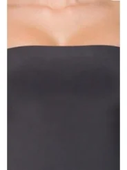 Strapless Top grau von Mask Paradise