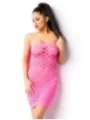 Netzkleid neonpink